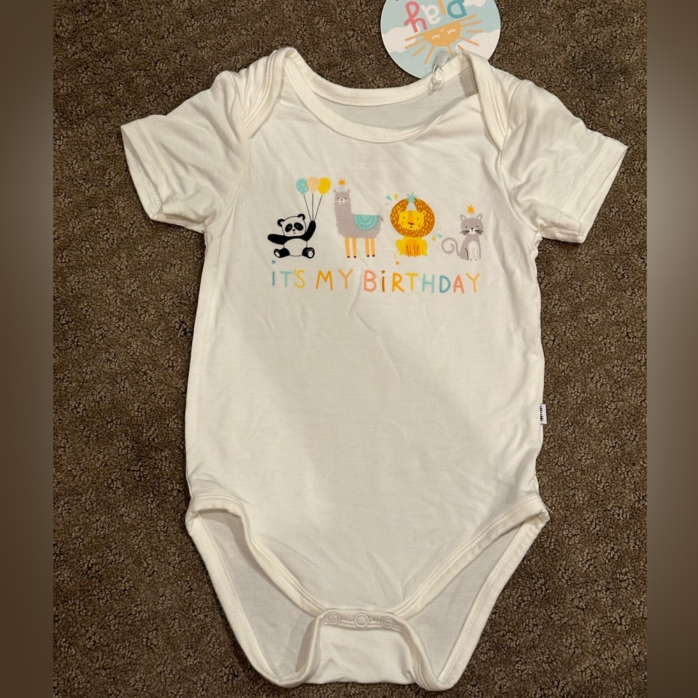Birthday onesie little sleepies